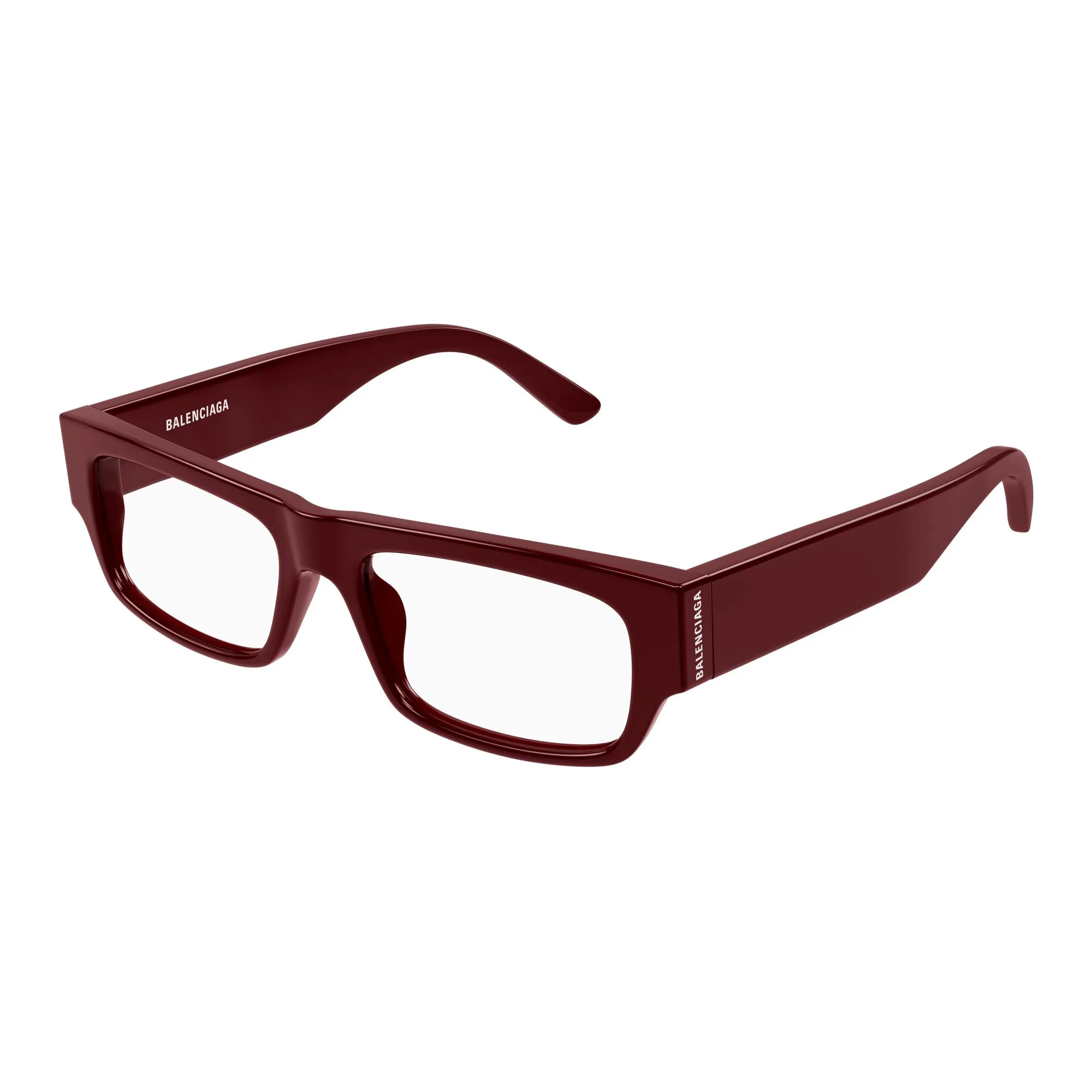   Balenciaga BB0304O - 004 Borgogna | Occhiale Da Vista Uomo 