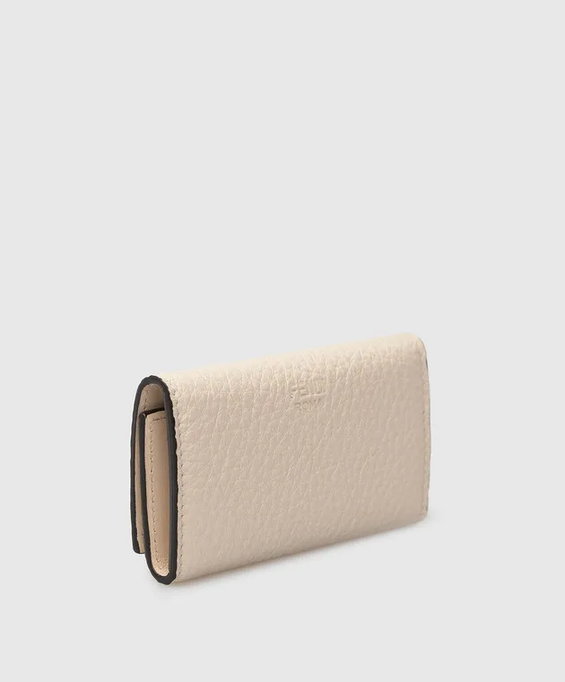 Fendi Portachiavi in pelle Peekaboo Selleria 8AP159A91B