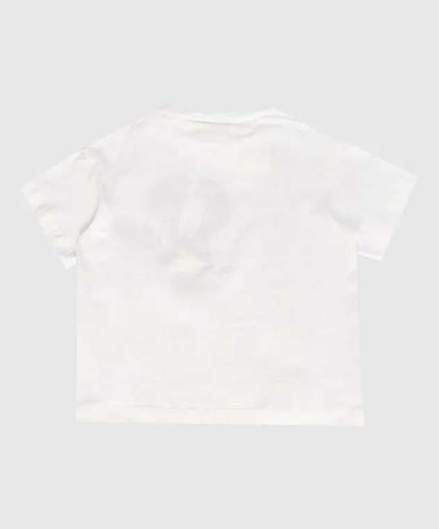 Fendi T-shirt bianca per bambini con stampa JMI3847AJ812